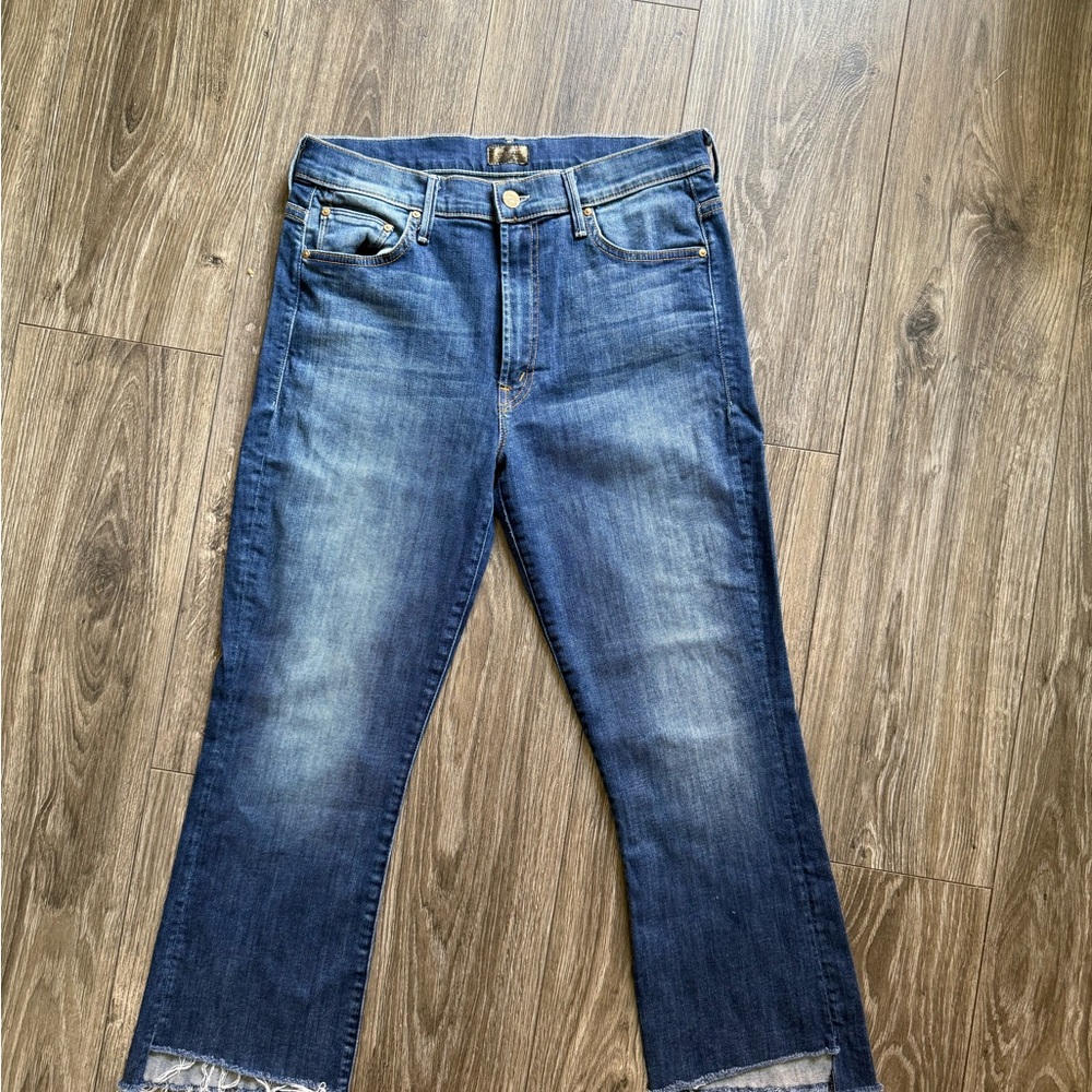 Mother Stylish Blue Denim Jeans